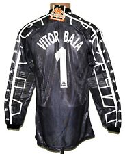 NOVO COM ETIQUETAS BARCELONA 1997 GK KIT COMPLETO DE FUTEBOL CAMISA + SHORTS + MEIAS VITOR BAIA 1 comprar usado  Enviando para Brazil