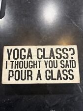 Yoga class thought for sale  Cochran