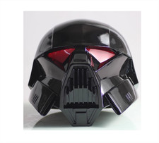 Star Wars The Mandalorian Dark Trooper Glowing Helmet Halloween Prop Cosplay comprar usado  Enviando para Brazil