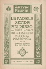 Reghini. parole sacre usato Reghini. parole sacre usato  Firenze
