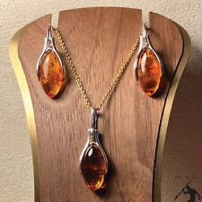 Damenschmuck bernstein silber gebraucht kaufen  Nürtingen