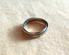 Doppel ring bicolor gebraucht kaufen  Murnau a.Staffelsee