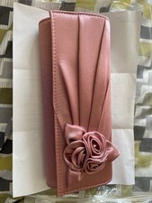 Pink clutch bag for sale  WAKEFIELD