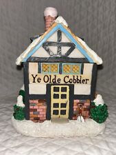 Vintage Cerâmica Casa de Natal Ye Olde Cobbler Caixa de Biscoitos Alpina Village Nestlé comprar usado  Enviando para Brazil