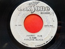 PABLOVE BLACK / JAMREC DUB & SOUND DIMENSIONS / HOLLIGAN STUDIO ONE REGGAE 45 comprar usado  Enviando para Brazil
