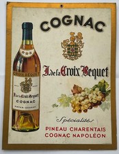 Ancien carton cognac usato  Spedire a Italy