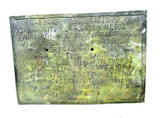 DIPLOMA MILITAR ROMANO ANTIGO DE BRONZE COM IMPORTANTES INSCRIÇÕES LATINAS comprar usado  Enviando para Brazil