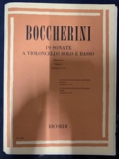 Luigi boccherini sonate usato  Bari