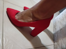 Scarpe tulipano rosse usato  Gragnano