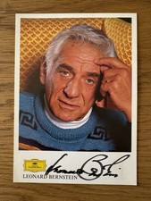 Leonard bernstein handsigniert gebraucht kaufen  Erndtebrück