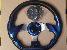 Volante de barco MOTAFAR 12,4" 3/4" eixo cônico fibra de carbono PU 5156F-azul comprar usado  Enviando para Brazil