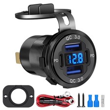 Suporte de carregador de carro rápido capacidade de carregamento quádruplo adequado para veículos 12V/24V comprar usado  Enviando para Brazil