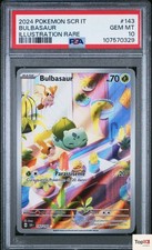 Pokemon PSA 10 Bulbasaur 143/142 ILLUSTRATION RARE Corona Astrale - ITA Italiano comprar usado  Enviando para Brazil