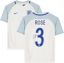 Danny Rose Anglia Reprezentacja narodowa z autografem 2016-2017 Koszulka domowa - IKONY na sprzedaż  Wysyłka do Poland