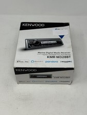Receptor estéreo Kenwood KMR-M328BT marinho Bluetooth com barco Alexa USB AUX AM/FM comprar usado  Enviando para Brazil