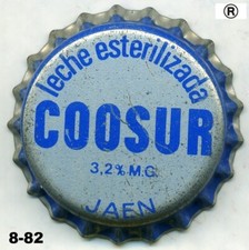Chapa leche COOSUR Jaén 1982 xapa kronkorken tappi bottle cap capsule SIN USAR comprar usado  Enviando para Brazil