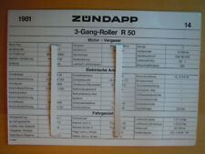 Zündapp roller datenblatt gebraucht kaufen  Wiesloch