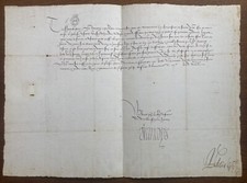 Facsimilé lettre françois d'occasion  Nice-