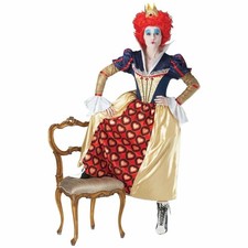Fantasia feminina adulta conto de fadas Alice no País das Maravilhas Rainha Vermelha de Copas Disney P comprar usado  Enviando para Brazil