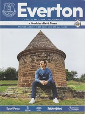 Everton f.c huddersfield for sale  NORTHWICH