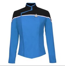 Usado, Unissex STAR TREK Decks Inferiores Uniforme Azul Jaqueta Roupas Fantasia Cosplay  comprar usado  Enviando para Brazil