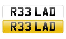 R33 lad personalised for sale  MATLOCK
