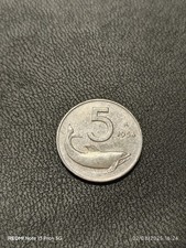 Moneta lire delfino usato  Grottaglie