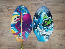 Pair wooden skimboard for sale  LEEDS