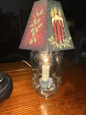 Lâmpada de inverno vintage Crazy Mountain Imports velas de azevinho de Natal 9"" comprar usado  Enviando para Brazil