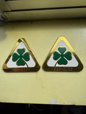 Alfa Romeo Fender emblema emblema trevo novo Giulia Stelvio quadrifoglio ouro raro comprar usado  Enviando para Brazil