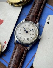 1941 Omega segundo relógio de estilo militar central Hermetic caixa de duas peças 17.8SC, usado comprar usado  Enviando para Brazil