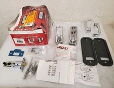 Maçaneta de trava de porta Lockey 2835 cromada brilhante sem chave passagem mecânica comprar usado  Enviando para Brazil