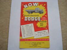1937 dependable dodge for sale  VERWOOD