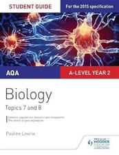 Guia do Estudante de Biologia AQA AS/A Nível 2 Ano: Tópicos 7 e 8, Lowrie, Pauline, EUA, usado comprar usado  Enviando para Brazil