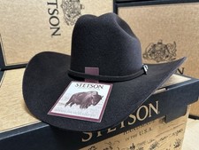 Usado, Chapéu de cowboy Stetson masculino Corral 4X feltro búfalo chocolate - FEITO NOS EUA comprar usado  Enviando para Brazil