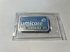 Umicore silver bar for sale  YEOVIL