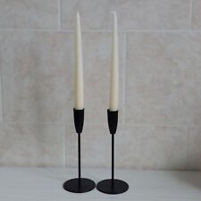 Black metal candlestick for sale  KETTERING