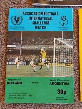 Ireland argentina 1979 for sale  SOLIHULL
