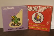 Lot laserdisc karaoké d'occasion  Champdeniers-Saint-Denis