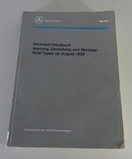Workshop manual mercedes d'occasion  Expédié en Belgium