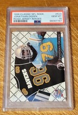 Camiseta POP 1 PSA 10 GEM ESTADO PERFEITO 1996 Classic JONATHAN OGDEN Road #RJ3 Rookie RC comprar usado  Enviando para Brazil