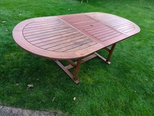 Terrassentisch ausziehbar teak gebraucht kaufen  Schüttorf