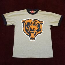 Camisa vintage masculina média futebol americano logotipo cabeça grande Chicago Bears oficial NFL em perfeito estado comprar usado  Enviando para Brazil