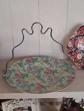 Vintage chintz plate for sale  ABERTILLERY