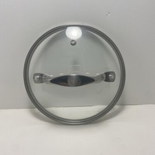 Tampa de vidro de aço inoxidável com alça 6 7/8 pol para panela comprar usado  Enviando para Brazil