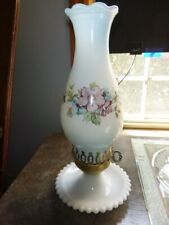 Milk glass hurricane for sale  Addison