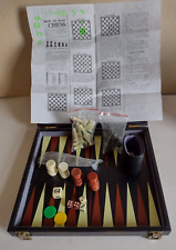 Portable chess backgammon for sale  STOCKPORT