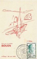 Carte postale officielle d'occasion  Moulins