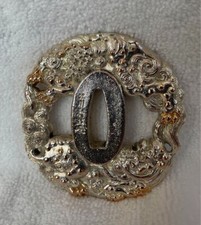 Espada samurai TSUBA protetor de mão koshirae katana wakizashi, usado comprar usado  Enviando para Brazil