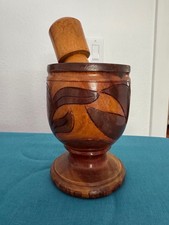 Wooden mortar pestle for sale  Hayward